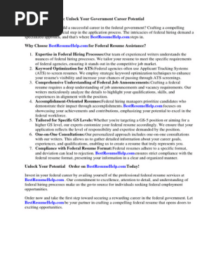 Federal Resume Help