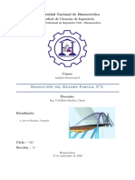 Análisis Estructural I - Solución Del Examen Parcial 2 (Jhampier Accasi Huaman)