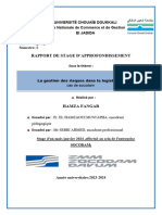 FILIERE Logistique Rapport