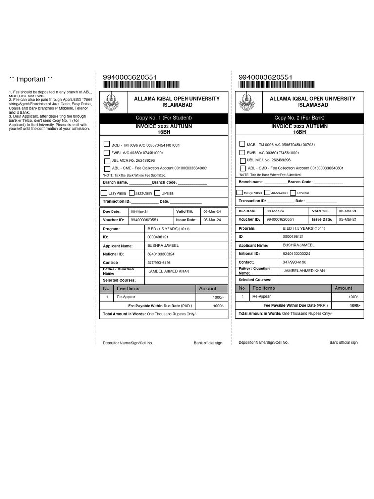 X SF STD Inv 12 | PDF | Payments | Financial Services