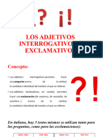 Los Adjetivos Interrogativos y Exclamativos