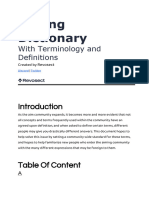 Revosect Aiming Dictionary