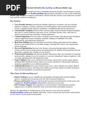 Resume Builder App