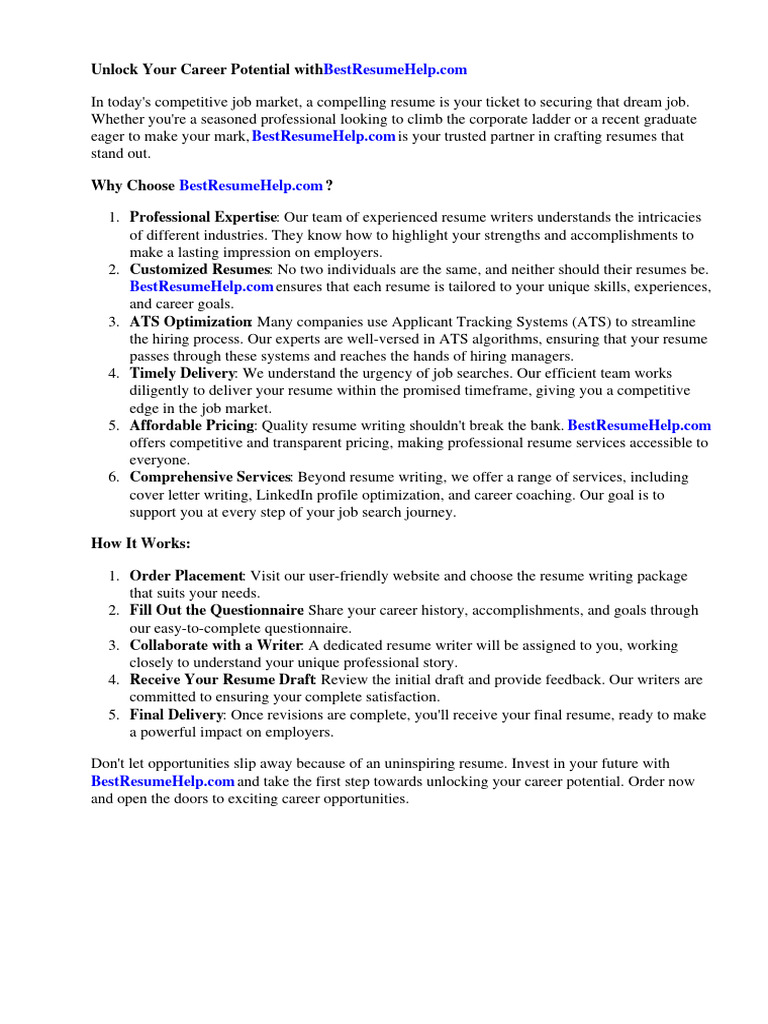 Resume Quick Template | PDF