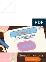 Writing 4 - Memo (Presentation Gr1)
