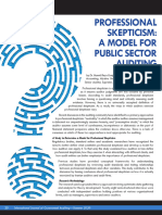 Professional Skepticism: A Model For Public Sector Auditing: Feature Stories
