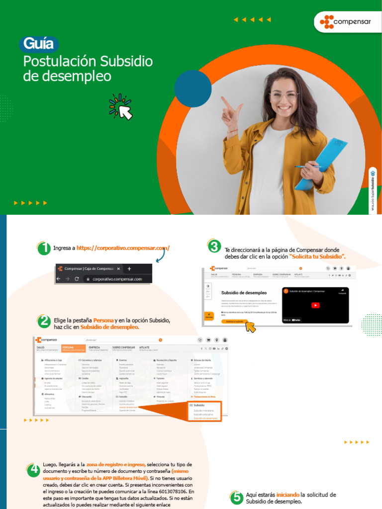 Guía para Solicitar Subsidio de Desempleo | PDF | Desempleo | Contraseña