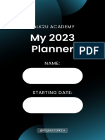 Planner 2023 - Talk2U Academy