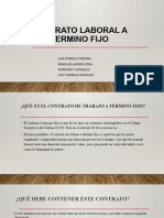 Contrato Laboral A Termino Fijo