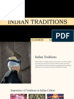 Indian Traditions
