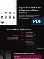 Sejarah Pertumbuhan Dan Perkembangan Bahasa Indonesia