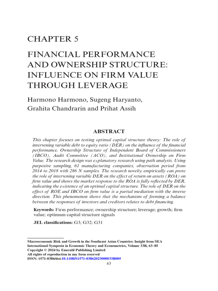 08 Harmono 2023 - Financial Performance - Ownership Structure | PDF ...