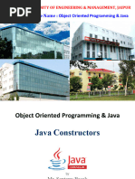 Java Constructors