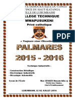 Palmarès CTM 2015 2016