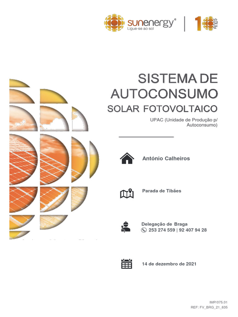 Proposta de UPAC Solar Fotovoltaica | PDF | Fotovoltaica | Energia ...