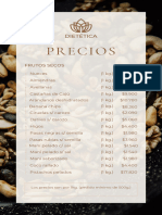 Lista de Precios Dietética Al 2509