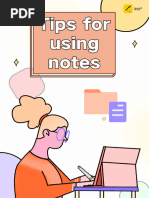 Notein App: Features & Usage Guide | PDF | Hyperlink | Icon (Computing)