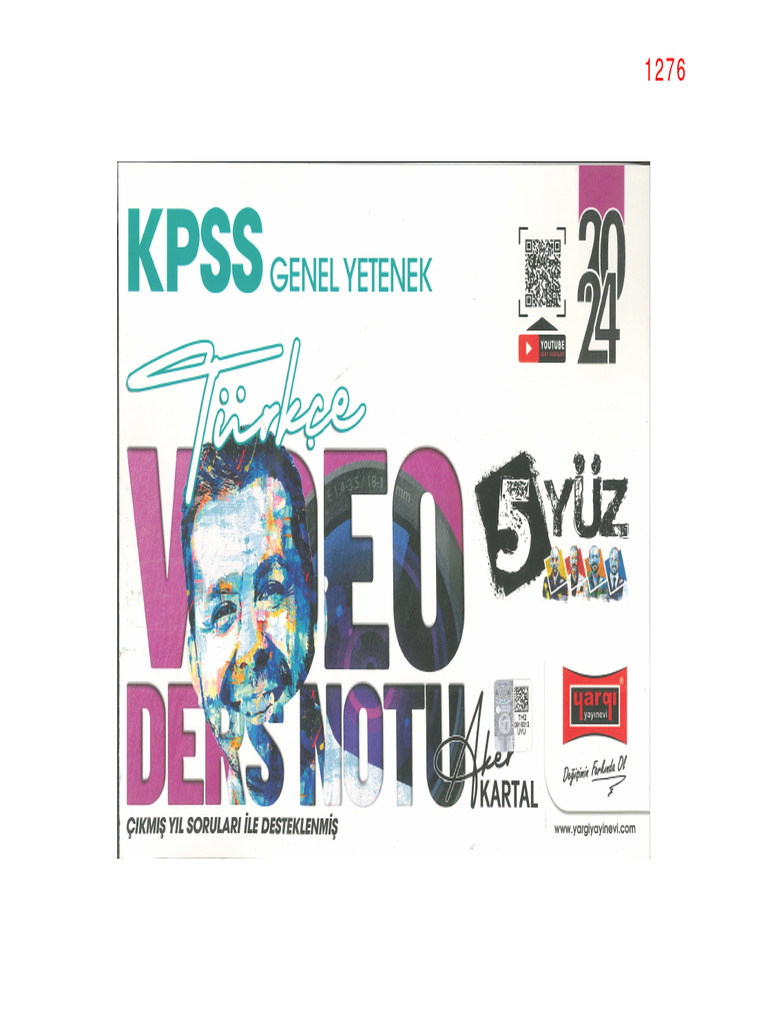 2024 Aker Kartal Video Ders Notu Pdf