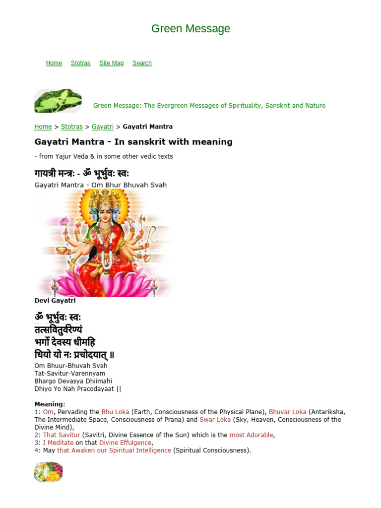 GAYATRI MANTRA LYRICS IN SANSKRIT ENGLISH MEANING BENEFITS intelligence overview