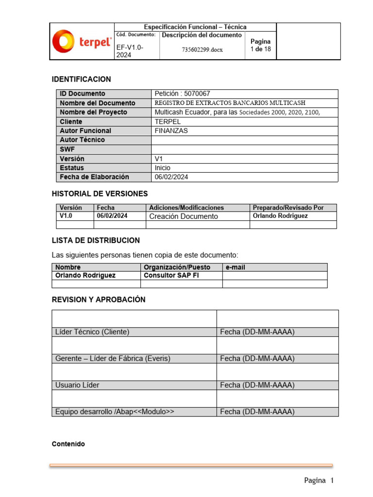 Especificación Técnica Multicash 2024 | PDF | Archivo de computadora ...
