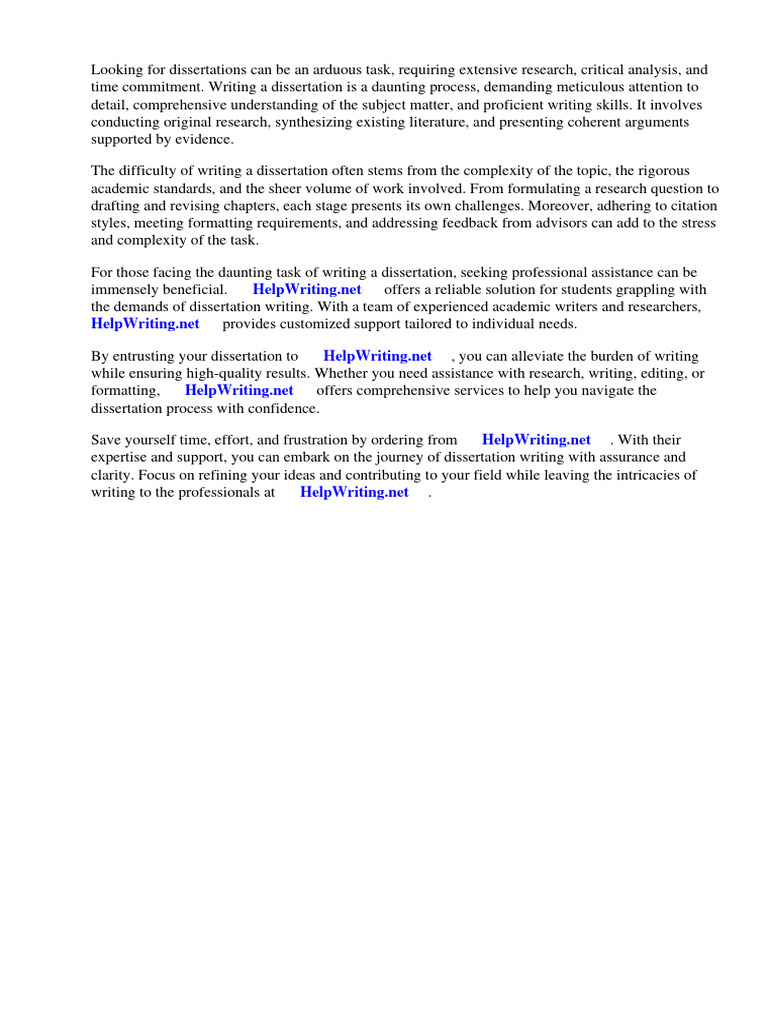 Dissertation Writing Help | PDF | Thesis | Magnetoencephalography