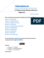 Cardio Workout Routine PDF