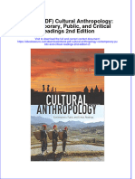 Cultural Anthropology Contemporary Public and Critical Readings 2Nd Edition 2 Full Chapter PDF