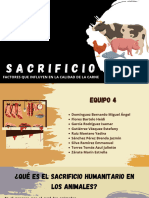 Sacrificio de Los Animales (Vaca, Cerdos, Pescado, Pollo)