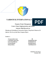 PROJECT IMPLEMENTATION USING PRIMAVERA P6 SOFTWARE Final