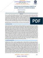 (26-29) Impact of Inflation On Spending Habits of Middleincome Groups A Study in India