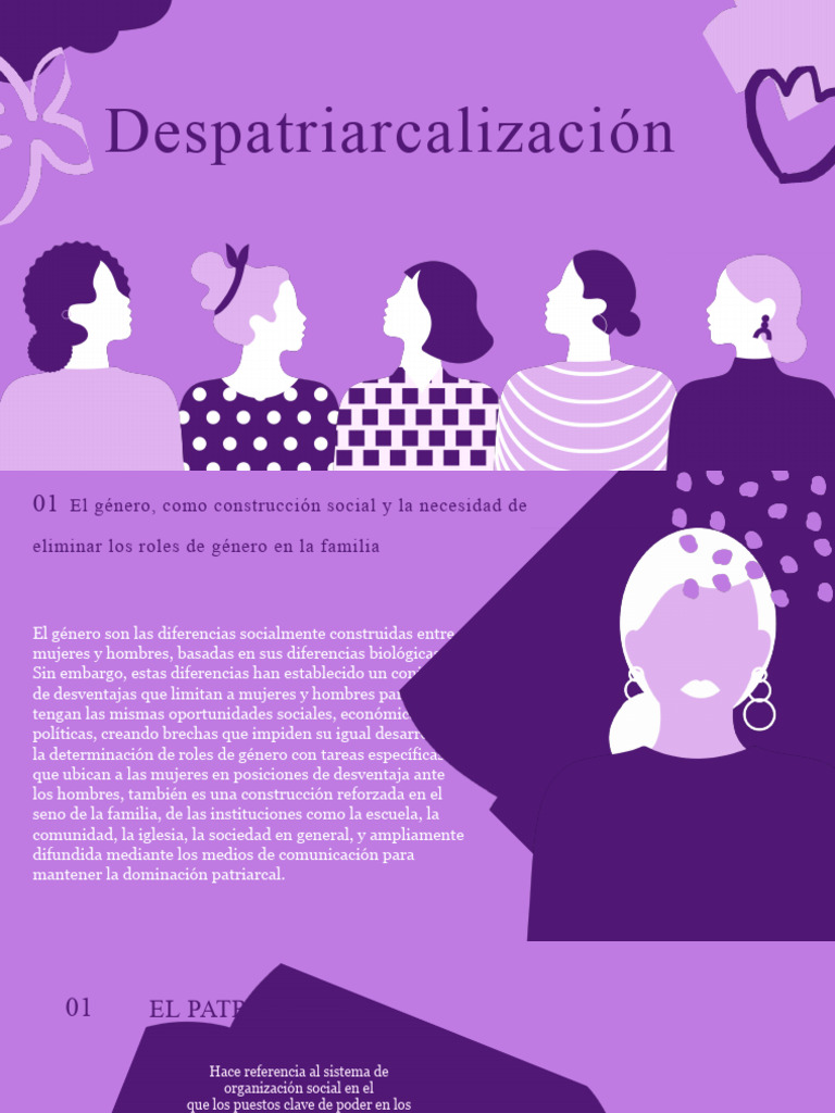 Despatriarcalizaci n 4to a pdf hombre mujer
