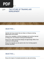 Ch11 - The Future of Training and Development