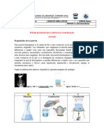 Ítems Básicos para Ciencias Naturales