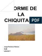 Informe de La Chiquitania