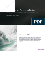 Historia de Los Censos en Bolivia: by Quiroga Ramos Brenda