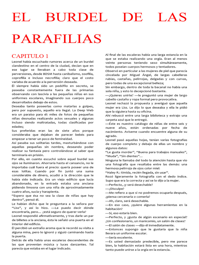 El Burdel de Las Parafilias PDF - 1710785875