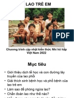 Lao Trẻ Em: Chương trình cập nhật kiến thức Nhi hô hấp Việt Nam 2022