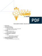 Regulamento Bola de Ouro