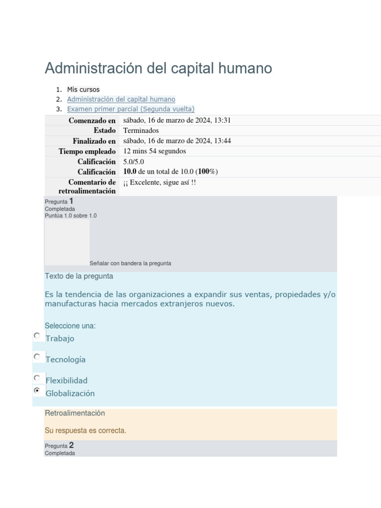 Administración Del Capital Humano. | PDF | Gestión de recursos humanos