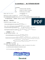 Série D'exercices N°1 Avec Correction - Math LOGARITHME - Bac Technique (2022-2023) MR FATNASSI BECHIR