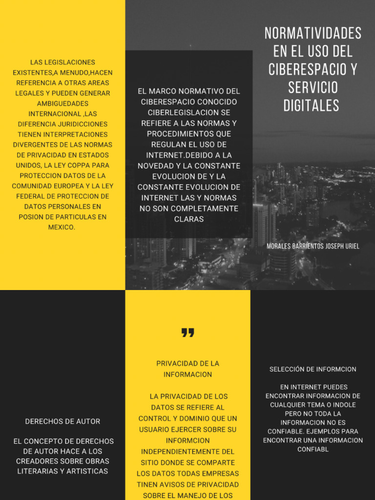 Normatividades en El Uso Del Ciberespacio y Servicio Digitales | PDF