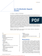 Système D'orthodontie Linguale Individualisé: J.-S. Simon, C. Galletti, D. Wiechmann