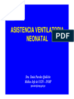 Asistencia Ventilatoria Neonatal - Graficas