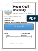 Assignment of Education Management by Clementine