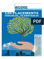 Les Placements: Durables... Et Rentables