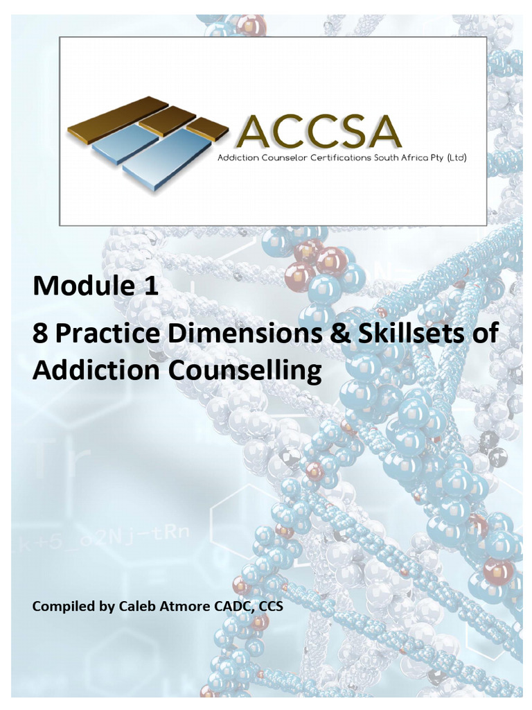 8 Dimensions of Addiction Counseling | PDF | Substance Use Disorder ...