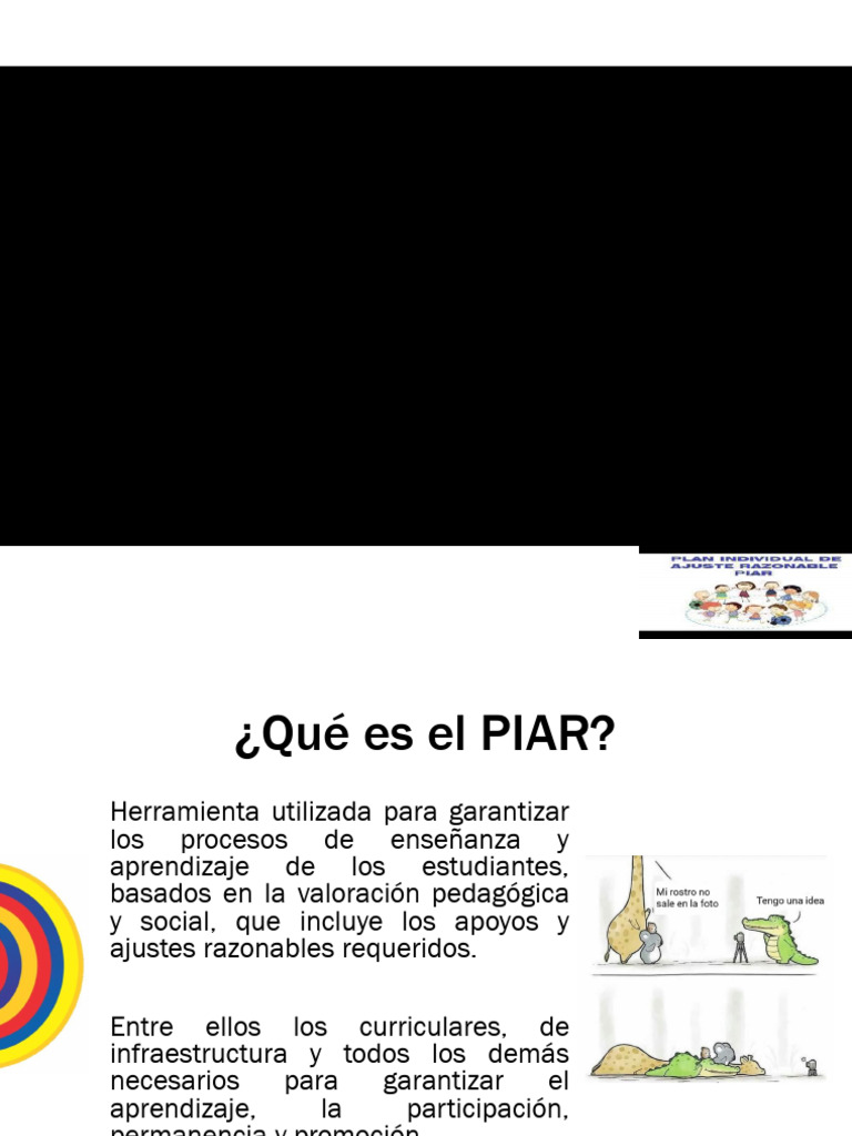 Definición y Estructura del PIAR | PDF | Inclusión (Educación) | Evaluación