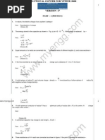 Download VITEEE Question Paper With Solutions Answer Key  by Lokesh Kumar SN71395020 doc pdf