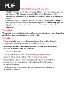 PES Statements