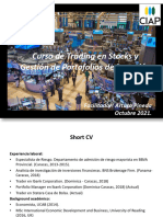 Curso Trading en Stocks y Gestion de Portafolios de Inversion. Arturo Pineda